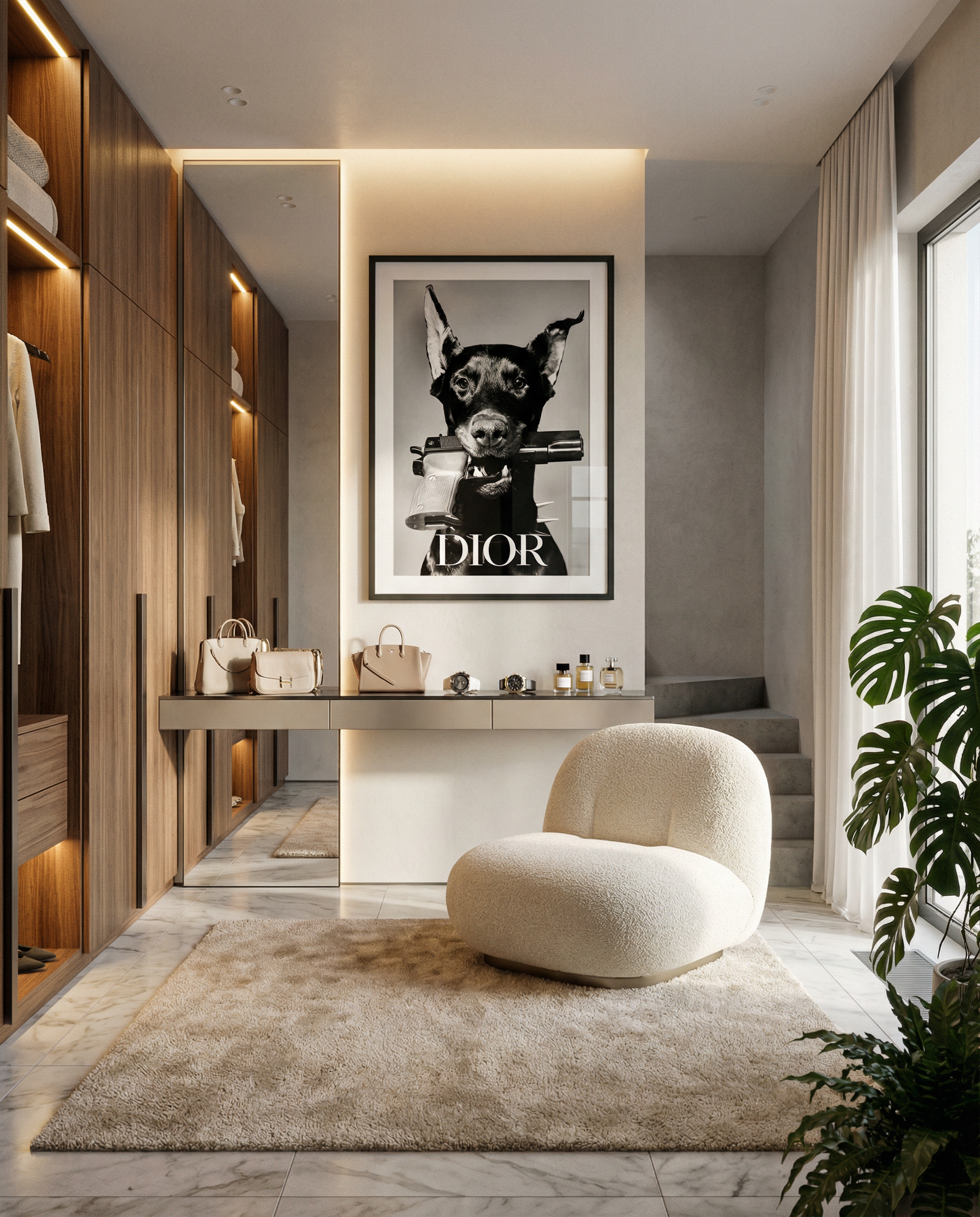 Dobermann Defender Poster