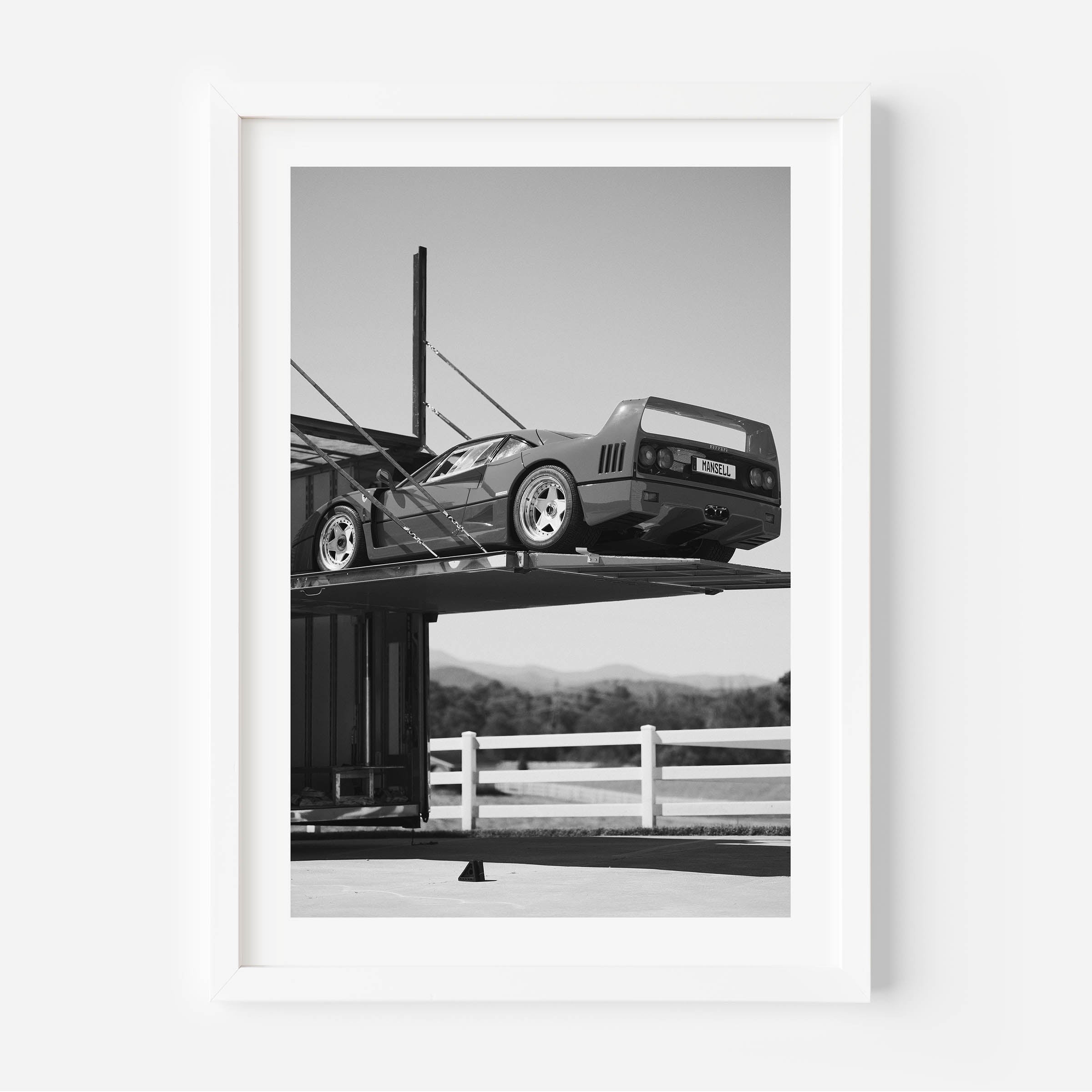 Ferrari Arrival Poster